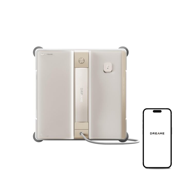 Робот-прибиральник вікон Dreame C1, 5500 Па, CornerClean, Dual Spray, інтелектуальна навігація