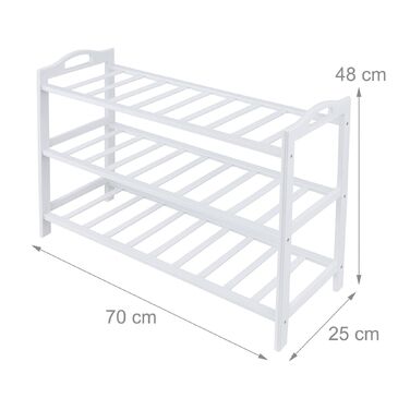 Стелаж для взуття Relaxdays з бамбука