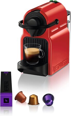 Кавомашина капсульна Nespresso Krups Inissia XN1005, білий колір, швидкий нагрів, 0.7 л