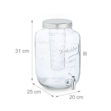 Дозатор для напоїв Relaxdays з вкладишем