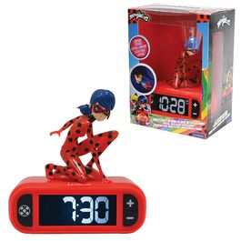 Дитячий ліхтарик-годинник Disney Stitch RL800D1, рожевий: будильник, нічник, мелодії, LCD-дисплей