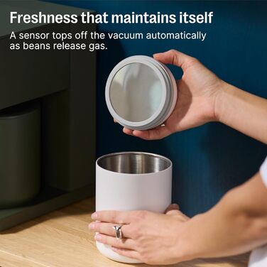 Fellow Atmos: Вакуумний контейнер для кави та продуктів – 0.7 л, матовий чорний