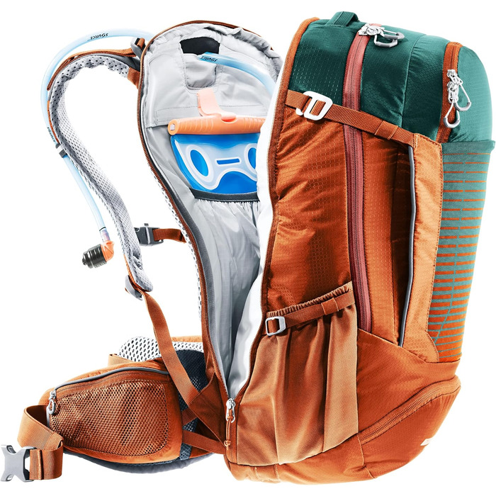 Велосипедний рюкзак deuter Unisex Trans Alpine Pro 28 (28 л, сучасний, глибоководно-каштановий)