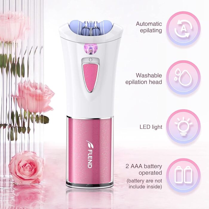 Епілятор Women & Facial Hair Remover, в т.ч. Тример для брів зі світлодіодом для тіла (Mini-1009-1)