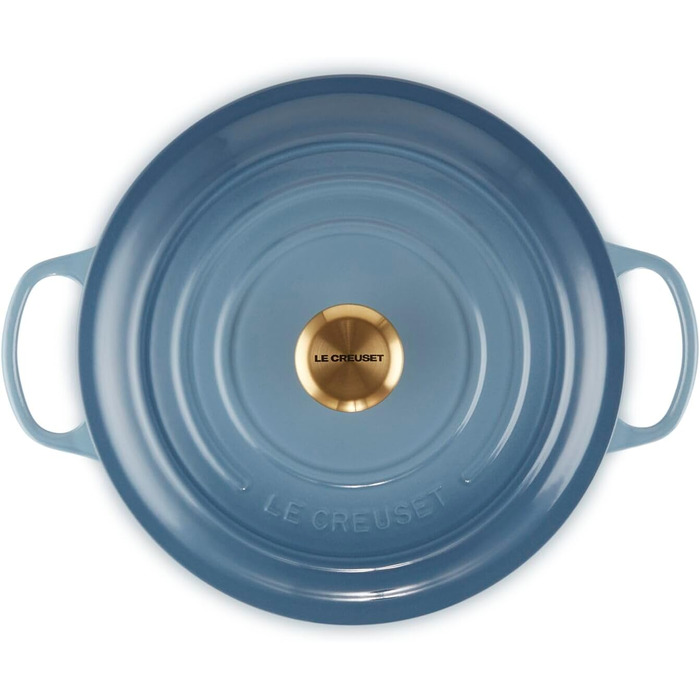 Сковорода Le Creuset Signature з чавуну з кришкою, Ø 20 см, 2,4 л, Chambray