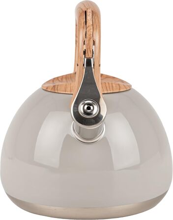 Електричний чайник Karl Hausmann 3L з автоматичним свистком - нержавіюча сталь для індукційних, газових та електричних плит