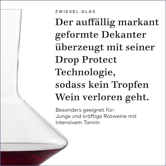 Келих для чистого білого вина (набір з 2 штук), елегантні келихи для білого вина, келихи з тританового кришталю, які можна мити в посудомийній машині, виготовлені в Німеччині (посилання No 122314) (графин з червоним вином)