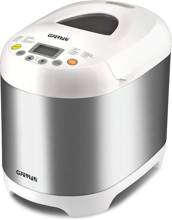 Хлібопечка G3 Ferrari Pagnotta, 550 Вт, нержавіюча сталь, 19 програм, срібно-білий колір