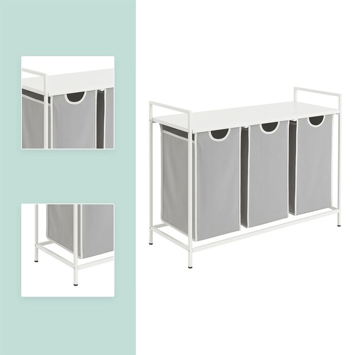 Організатор для білизни Relaxdays з 3 відділеннями та полицею