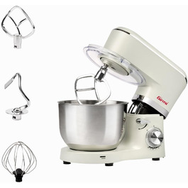 Міксер Girmi IM47 з нержавіючої сталі, 1500 Вт, 6 л, 10 швидкостей, для тіста до 2.4 кг