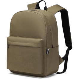 Шкільний рюкзак Kono, Повсякденний рюкзак, Шкільні сумки для дівчаток, хлопчиків, Сумка для книг, Легкий, Дорожній рюкзак, Робоча сумка для чоловіків і жінок, L (Коричневий)