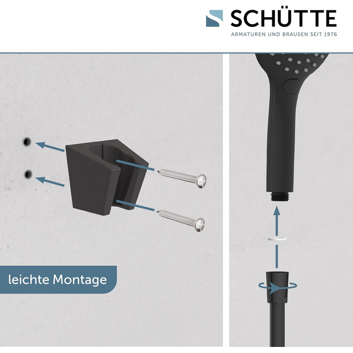 Змішувач для ванни Schütte London з термостатом та захистом від опіків (38°C), хром
