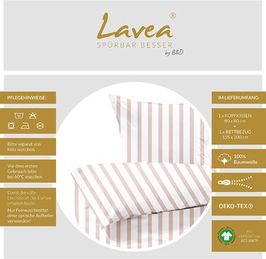 Комплект підодіяльників Lavea-Victoria 135 х 200 80 х 80 см