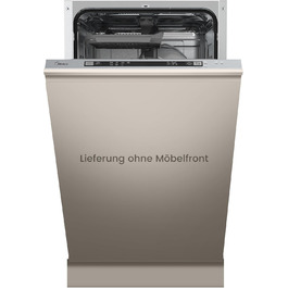 Посудомийна машина Midea SV 5.14K10C, 45 см, 10 комплектів, Inox, WIFI, 8 програм, 44 дБ, автоматичне відкриття дверцят, таймер 0-24 години