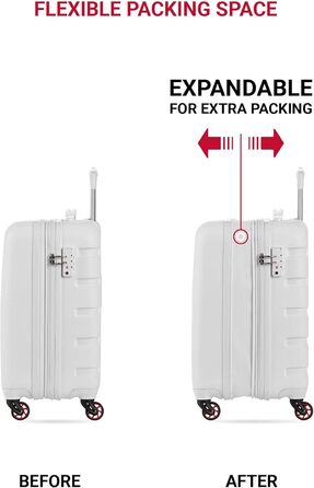 Чемодан SwissGear 7366 Hardside з розширюваним об'ємом та спін-колесами, зелений (3-Piece Set - 19/23/27, білий/Opulenter Garten)