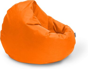 В 1 з наповнювачем Seat Cushion Floor Cushion Крісло BeanBag (діаметр 145 см, помаранчевий), 2