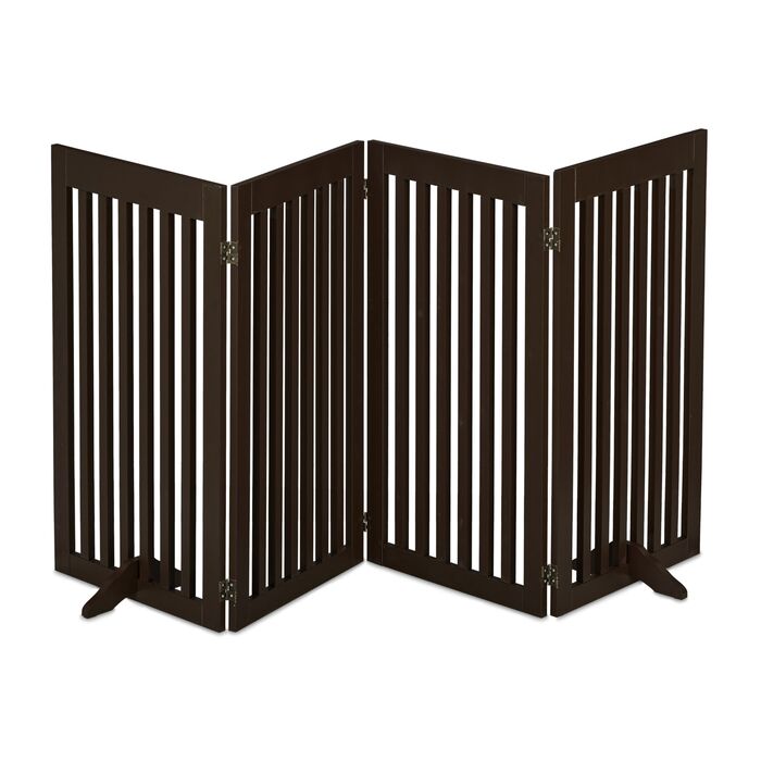 Захисний бар'єр Relaxdays коричневого кольору, 92 см