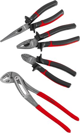 Набір інструментів STIER 144 предмети в алюмінієвому кейсі: викрутки, плоскогубці, ножиці, пилка та інше