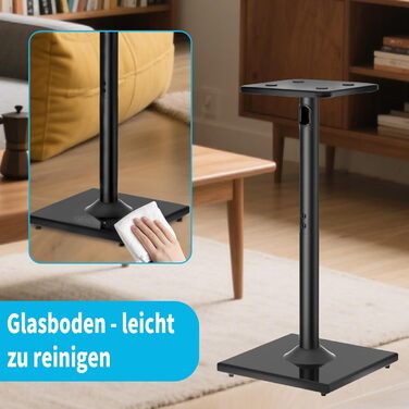 Підставка для колонок OUUTMEE, пара, до 10 кг, з кабельною організацією, сумісна з різними моделями, без регулювання висоти