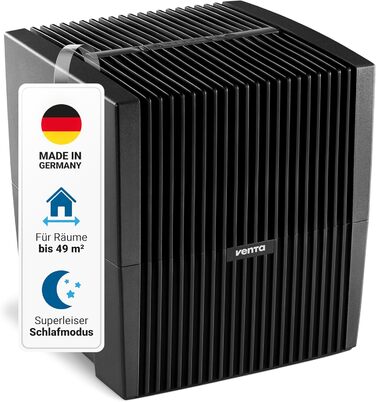 Зволожувач повітря Venta LW15 Classic Original чорний, до 29 м², ультратихий 20 дБ, 5 л, без фільтрів