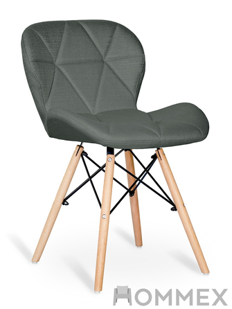 Стілець Hommex Karmen Dark Grey (арт. H-145 Dark Grey)