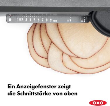 OXO Good Grips Професійний овочевий та фруктовий слайсер 2.0 з японської сталі, сірий, для кухні