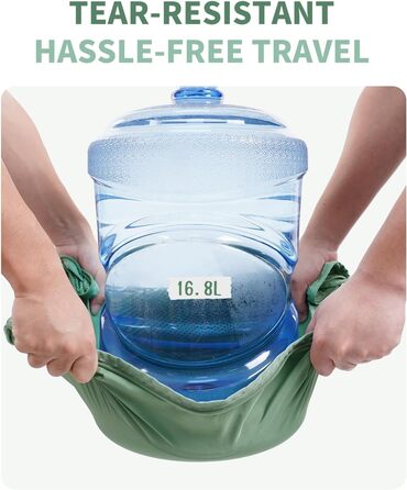 Набір органайзерів для валізи ECOHUB, 6 легких пакувальних кубів для подорожей з ID-біркою, дихаючі сумки-органайзери з переробленого матеріалу (Зелений)