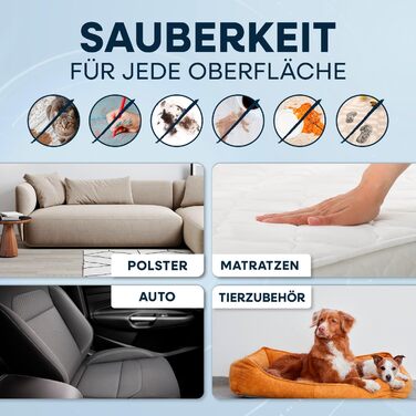 CLEANmaxx Професійний пароочисник та чистий для килимів та оббивки | EASYmaxx засіб для чищення килимів | Миючий пилосос для диванів, авто, килимів, оббивки та ін. | Плямисто-видалятор чорного кольору з шампунем Pro Steam Touch 2000W