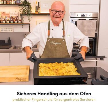 Набір кухонних аксесуарів Hoffmann Küchenhelfer-Set, 6 предметів, антрацит, силікон, нержавіюча сталь, антипригарне покриття