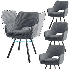 розмір: чотирьохмісні обертові стільці