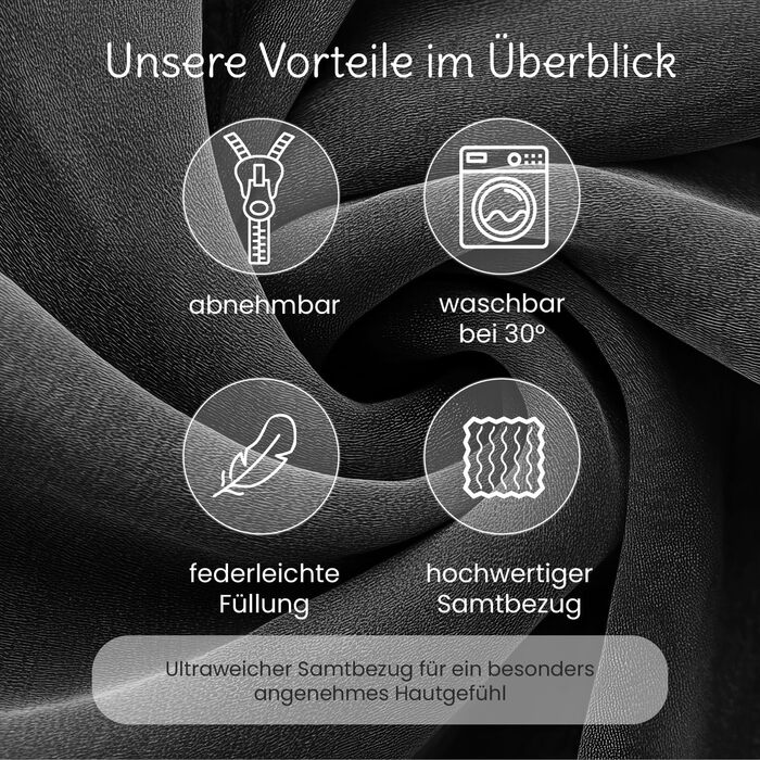 Подушка для вагітних ELONEO XXL, подушка для сну на боці, вагітність, велика U-подібна подушка, подушка для годування з м'яким, знімним та пральним чохлом, сіра антрацит