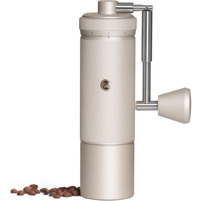 Ручна кавомолка TIMEMORE S3: керамічні жорна, регулювання помелу, корпус з нержавіючої сталі, для еспресо, моки, френч-пресу