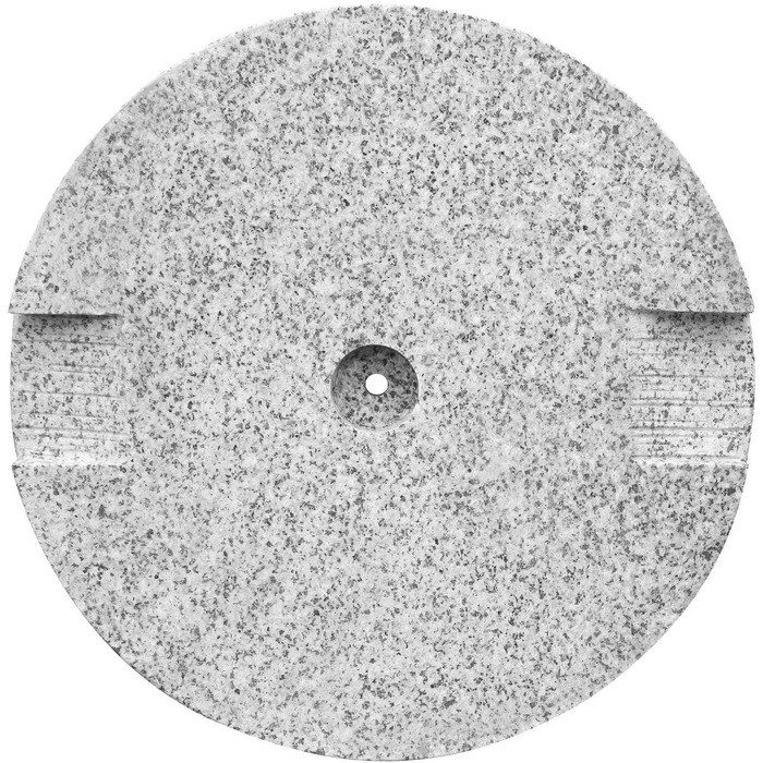 Підставка для парасольки Anndora Granit 25 кг, підставка для балкона, діаметр стійок до 48 мм (світло-сірий круглий конус)