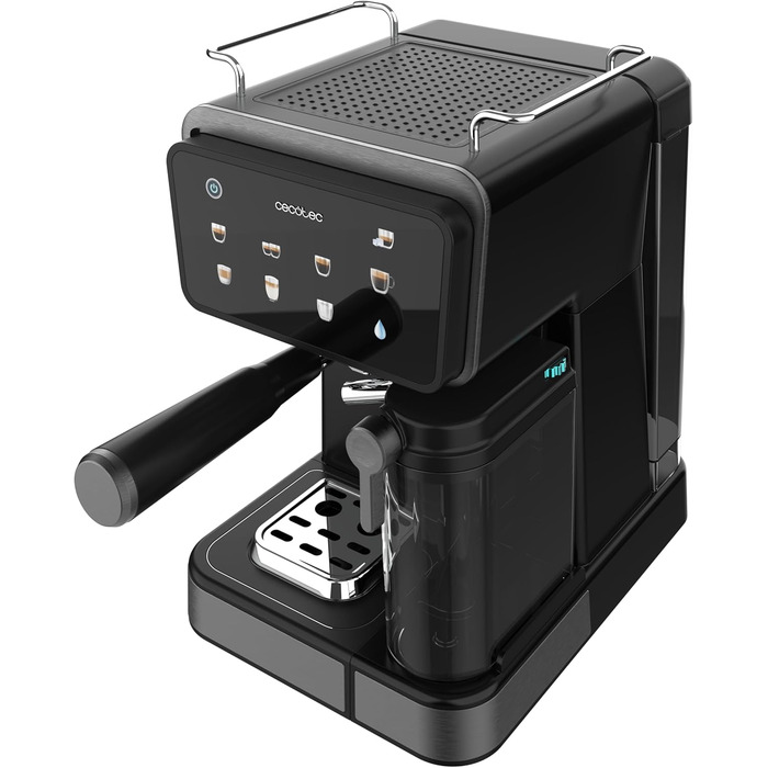 Еспресо-машина Cecotec Power Espresso 20: еспресо, капучино, холодний кавовий напій, 20 Bar, професійна якість для дому. Touch ColdBrew Latte