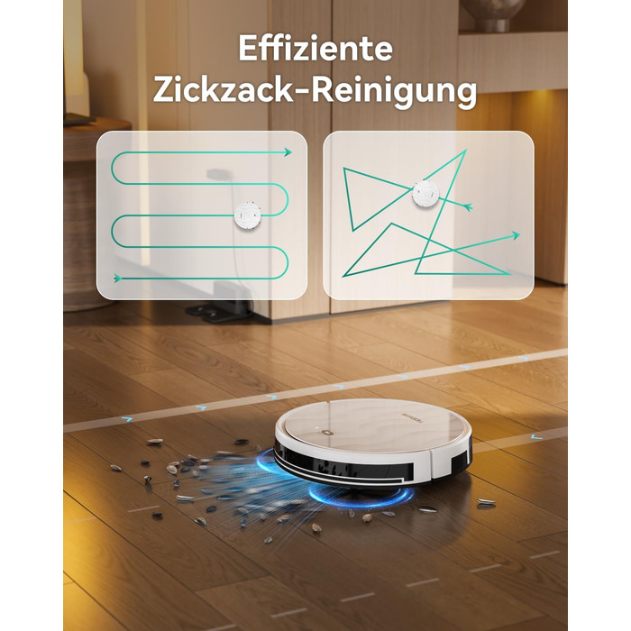 Робот-пилосос Tesvor S8 Pro з функцією миття - 8000Pa, LiDAR-навігація, 240 хв роботи, керування через додаток/Alexa, для прибирання шерсті тварин, килимів та твердих підлог (M2)