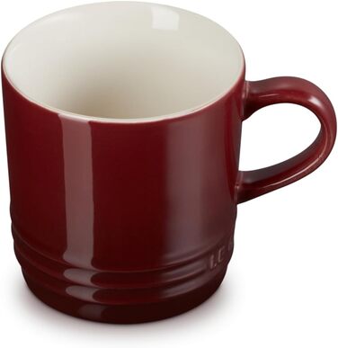 Чашка LE CREUSET з кераміки, 0.35 л, вишнево-червона, 70302350600002 (Chambray, 200 мл)