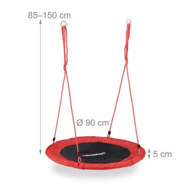 Гніздова гойдалка Relaxdays 90 см