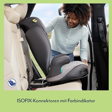 Автокрісло Graco Affix i-Size R129 для дітей 3,5-12 років (100-150 см), чорне, з регульованою підголівником та ISOFIX