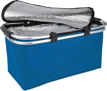 Складна кошик для покупок ONVAYA з функцією охолодження / / складна кошик з кришкою / ізольована кошик господарська сумка складна кошик складна Термальна кошик (темно-синій)