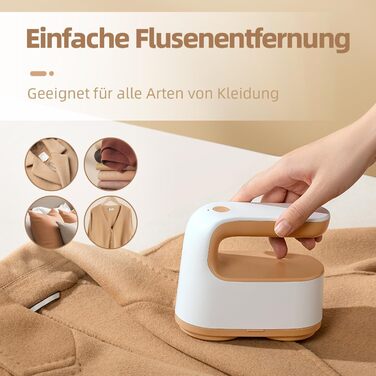 Електричний верстат для гоління CONOPU з USB-C, 12 лез, подвійний дизайн, для всіх типів одягу, 2 змінні леза, щітка для чищення Braun