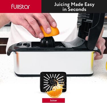 Многофункціональний овочевий слайсер-мандоліна 14-в-1 з нержавіючої сталі (чорний)