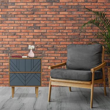 Комод Relaxdays з 2 шухлядами, сучасний, для вітальні та спальні, 59,5x48x39,5 см, коричневий/сірий, тумба-сайдборд