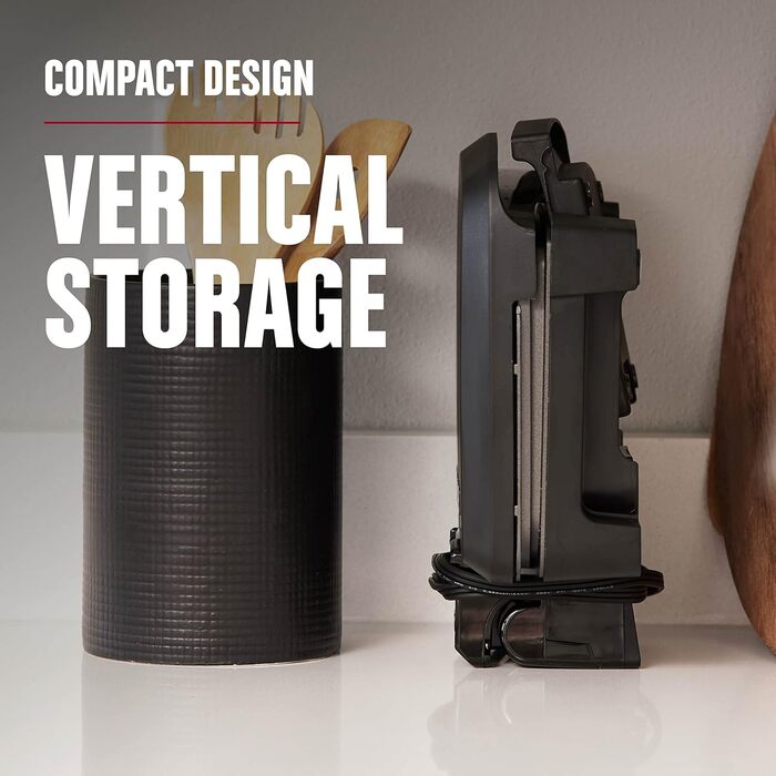 Електричний гриль George Foreman® з повним зануренням, для миття в посудомийній машині, антипригарне покриття, чорний/сірий, на 4 порції