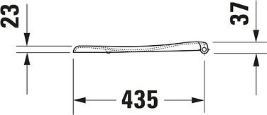 Сидіння унітазу Duravit, Кришка унітазу Кришка унітазу з термореактивного пластику, з петлями з нержавіючої сталі, білого кольору (без автоматичного опускання)