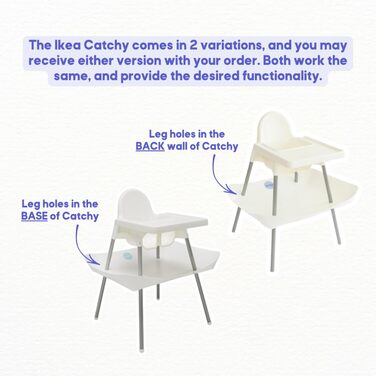 Захисна підставка для стільця Stokke Tripp Trapp - біла. Підходить для IKEA Antilop.