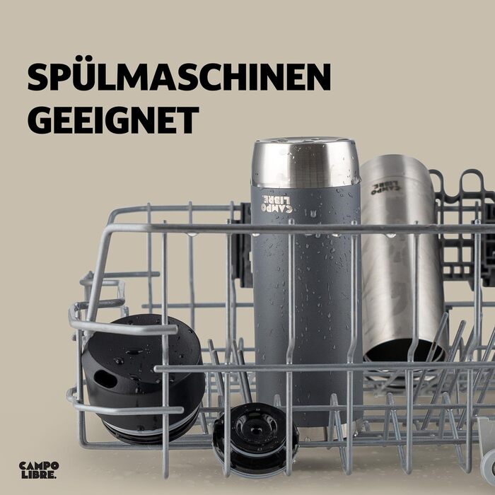 Термокружка Campo Libre® Anto I 450 мл Misty Pink: двостінна, з герметичним клапаном, для кави з собою