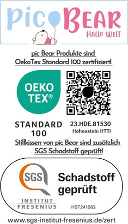 Подушка для вагітних Bear Classic 190 см, бавовняна подушка для сну та підтримки тіла, гіпоалергенна, принт Олень (100% джерсі бавовна)