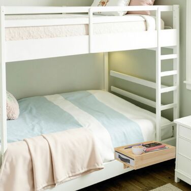 Набір з двох приліжкових столиків Relaxdays з бамбука з кріпленням