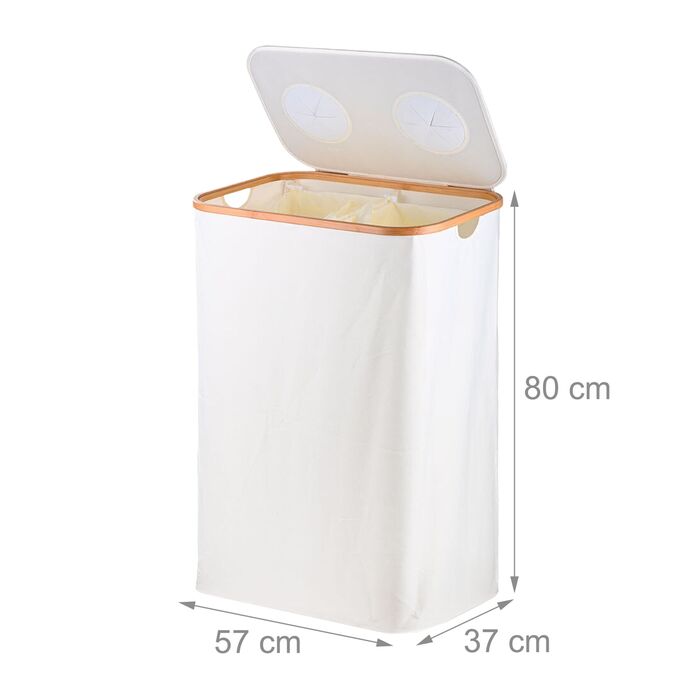 Контейнер для збору пляшок Relaxdays з двома відділеннями