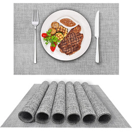 Набір тканинних серветок DACHUI (8 шт.) - сірий, водонепроникні, стійкі до високих температур, миючі, довговічні